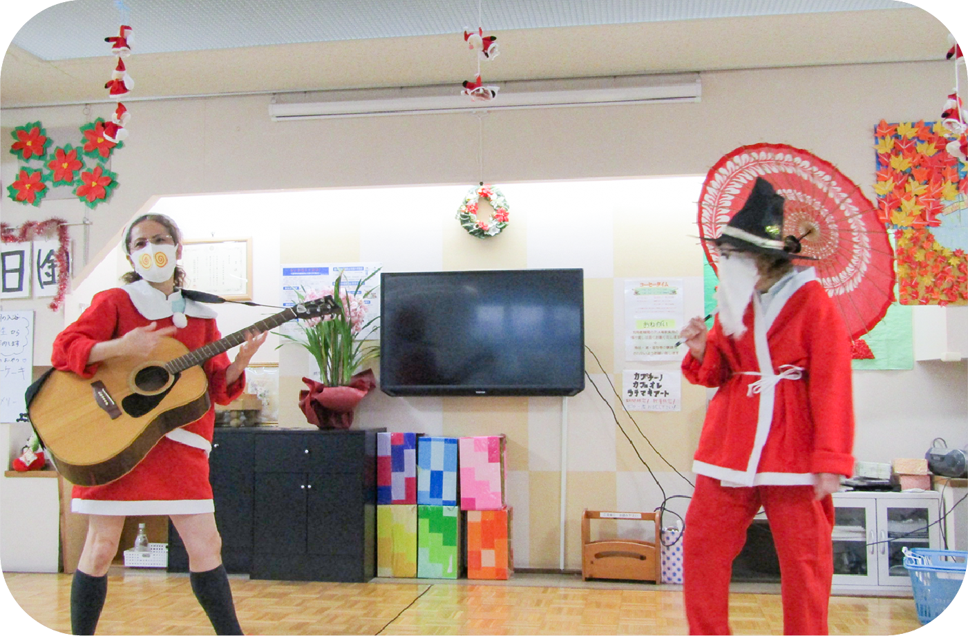 12月　クリスマス・餅つき大会